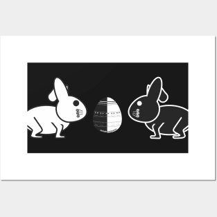 Egg and Bunny, Easter! Posters and Art